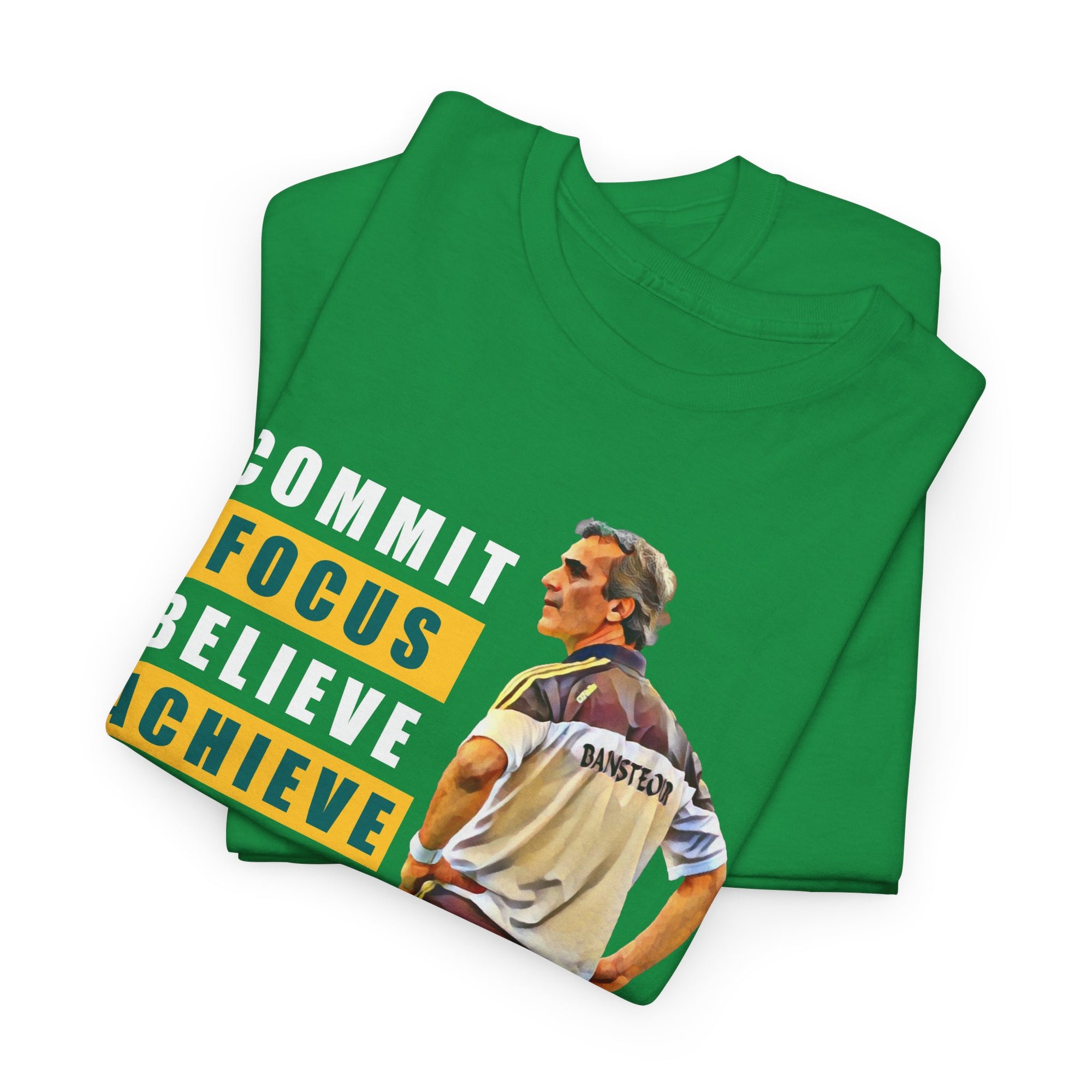 Commit Focus Believe Achieve Jim McGuinness T-shirt