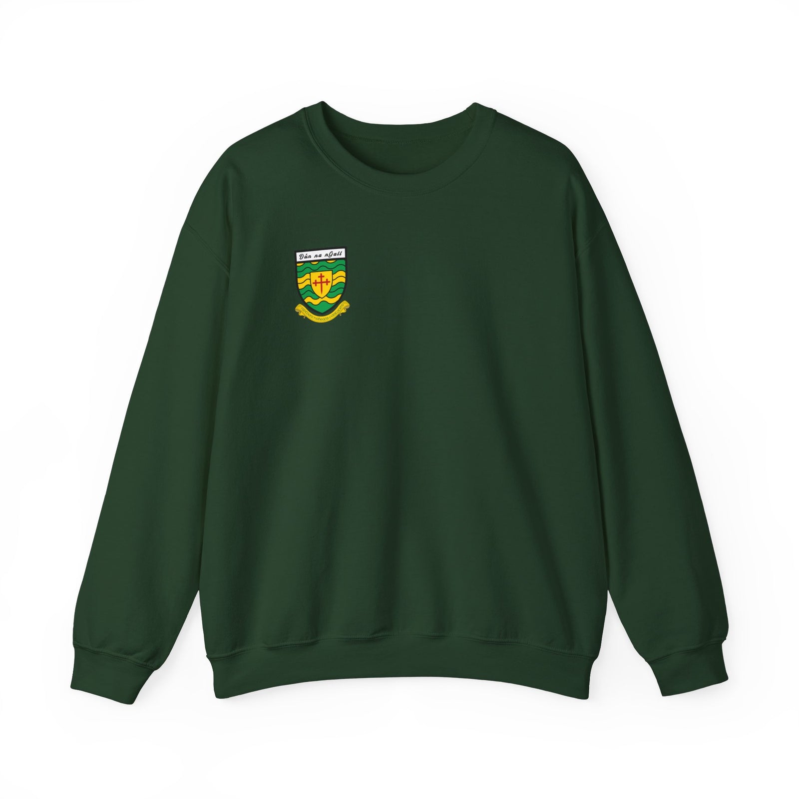 Unisex Donegal Crewneck Jumper With Side Crest