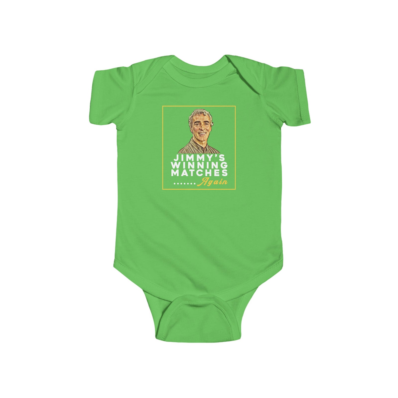 Infant Jimmys Winning Matches Again Bodysuit