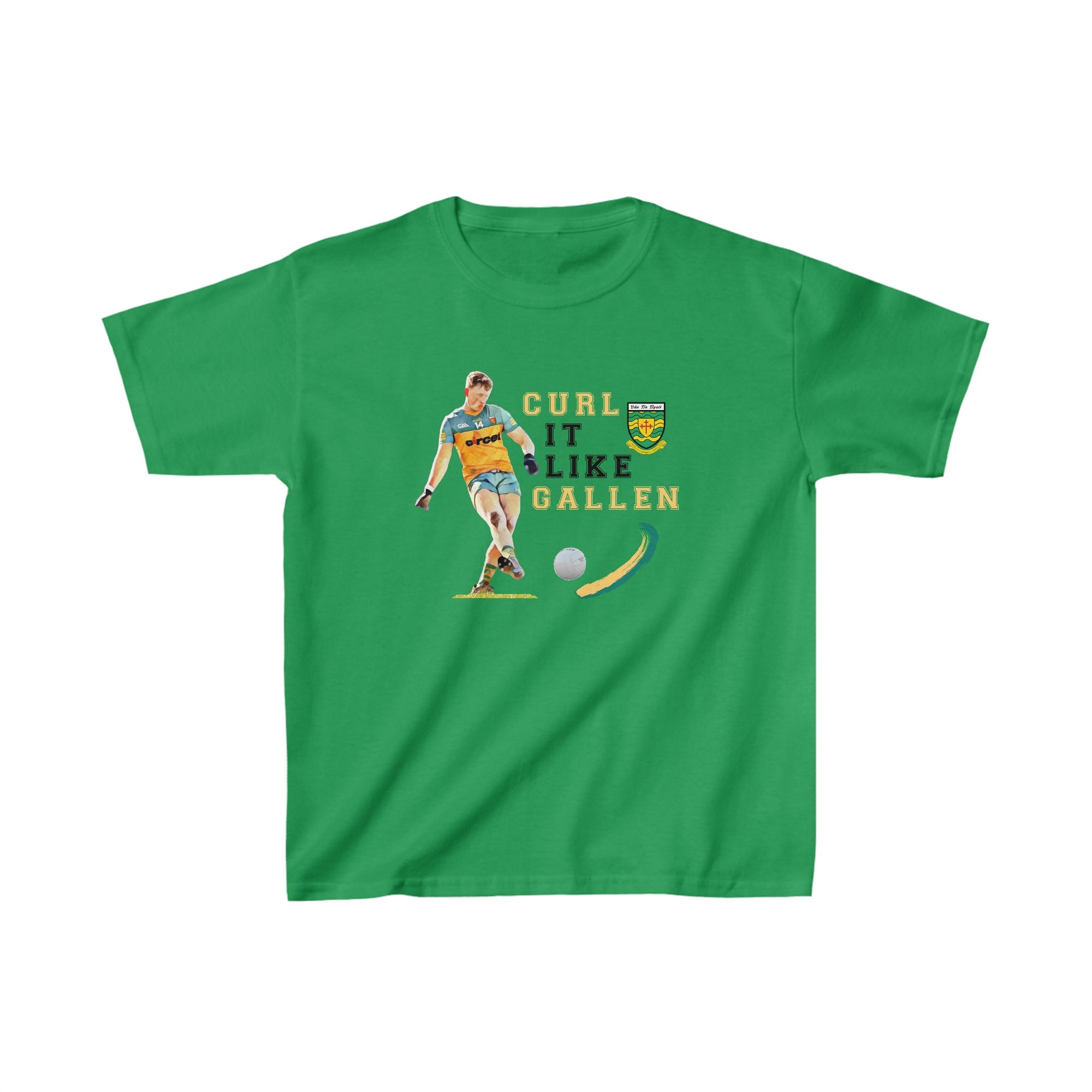 Unisex Kids Curl It Like Gallen Donegal Tee