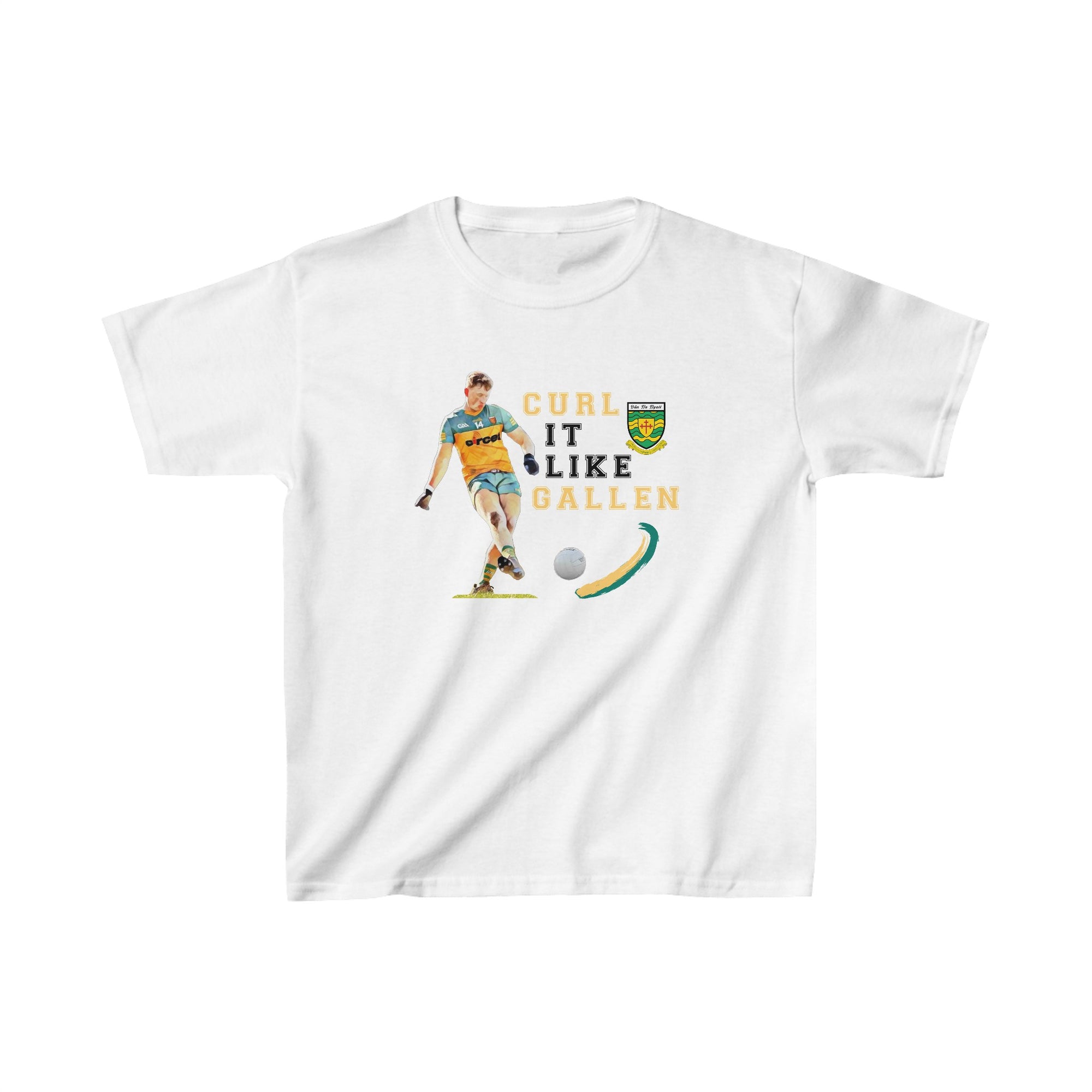Unisex Kids Curl It Like Gallen Donegal Tee