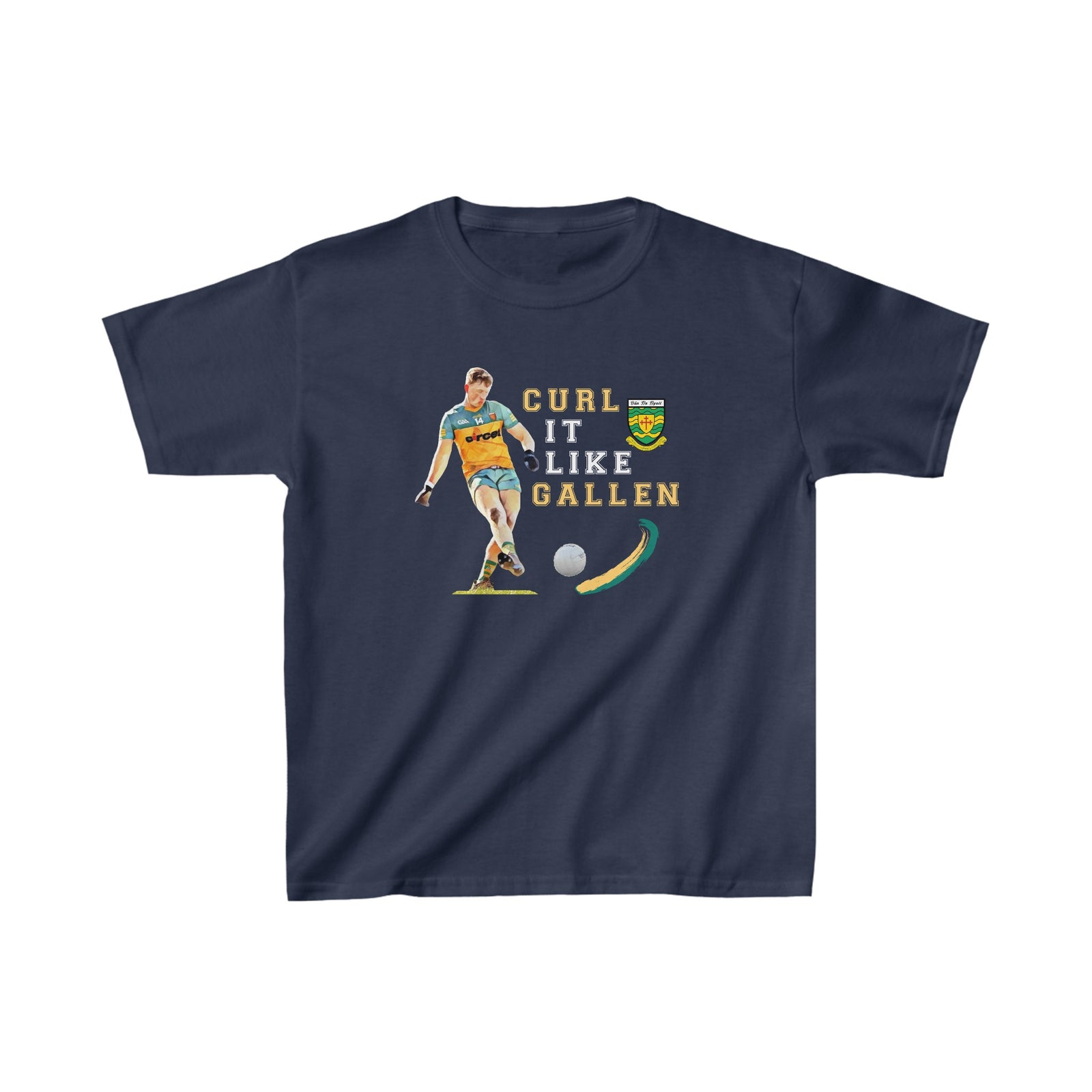 Unisex Kids Curl It Like Gallen Donegal Tee