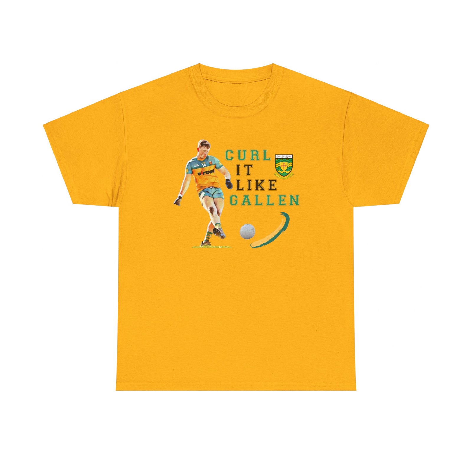 Unisex Curl It Like Gallen Donegal T-shirt
