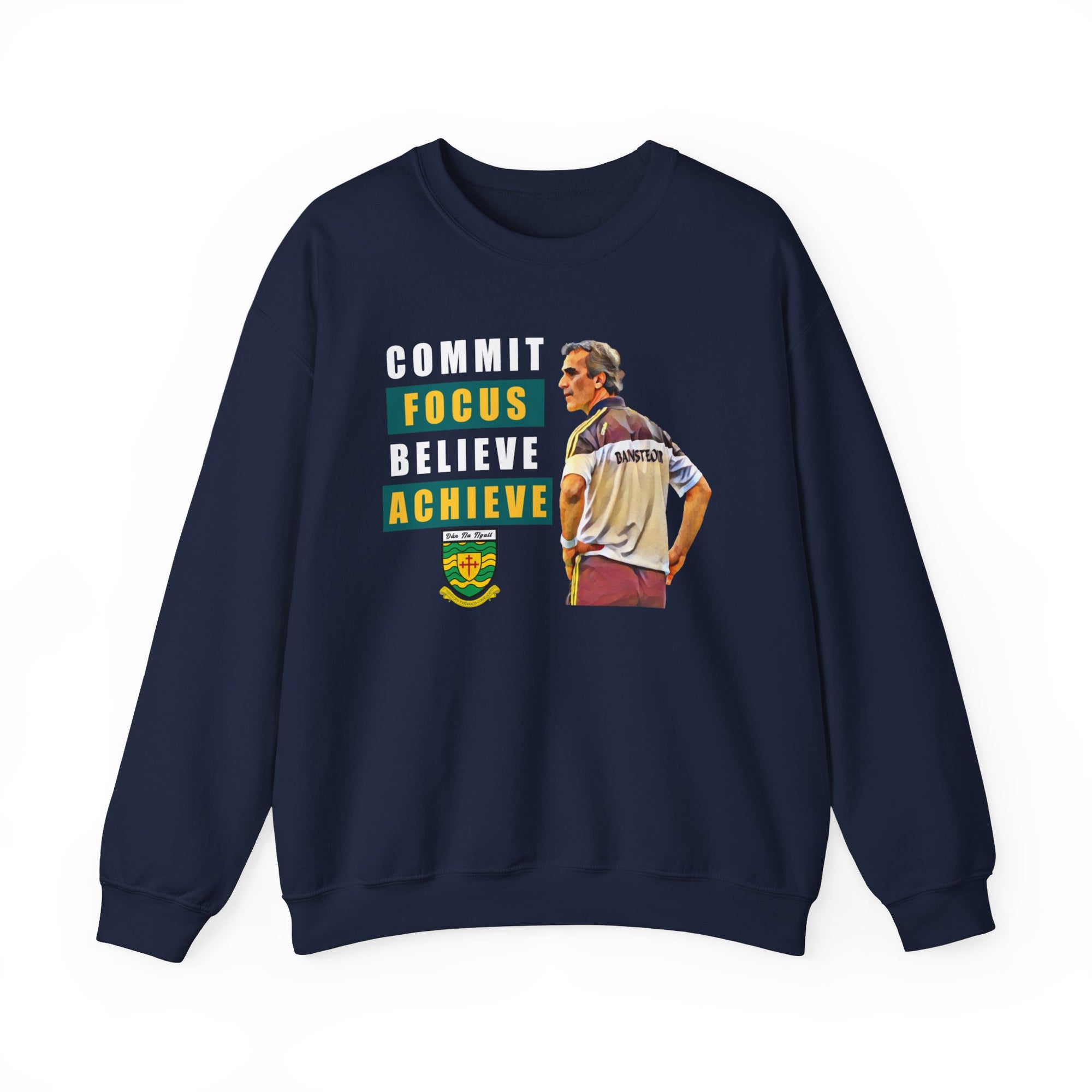 Commit Focus Believe Achieve Donegal  Unisex Jumper